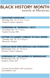 Black history month events 