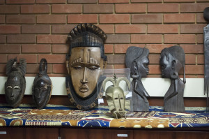 Meramec housekeeper wraps up Black History Month with her collection of African art
