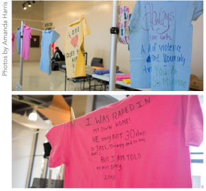Clothesline Project shows Abuse Toward Women is International